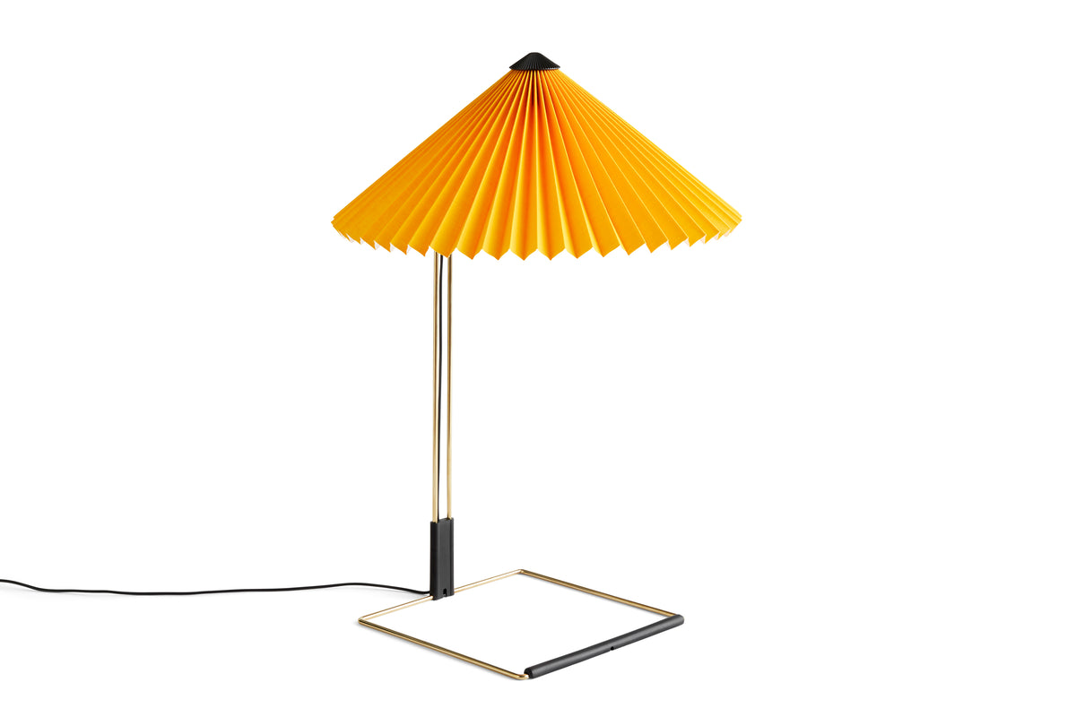 HAY Matin Table Lamp - Polished Brass Base