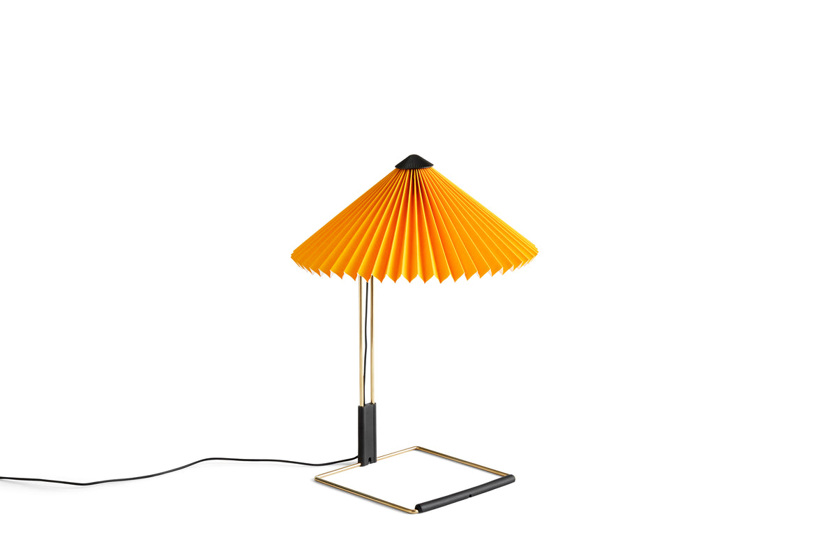 HAY Matin Table Lamp - Polished Brass Base