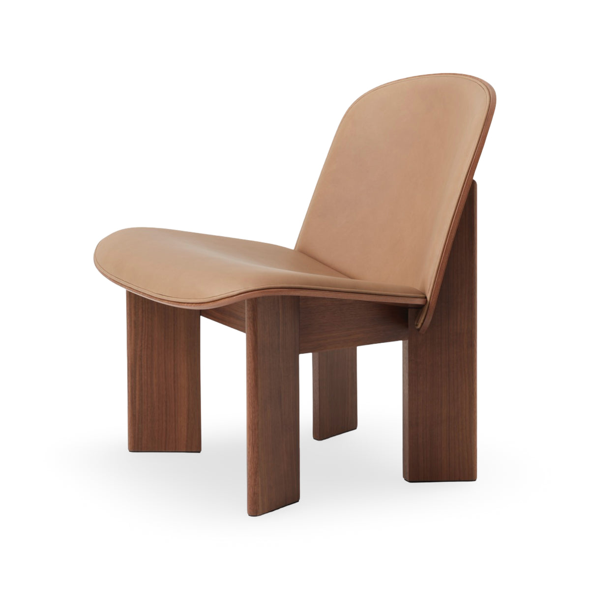 HAY Chisel Lounge Chair - Leather