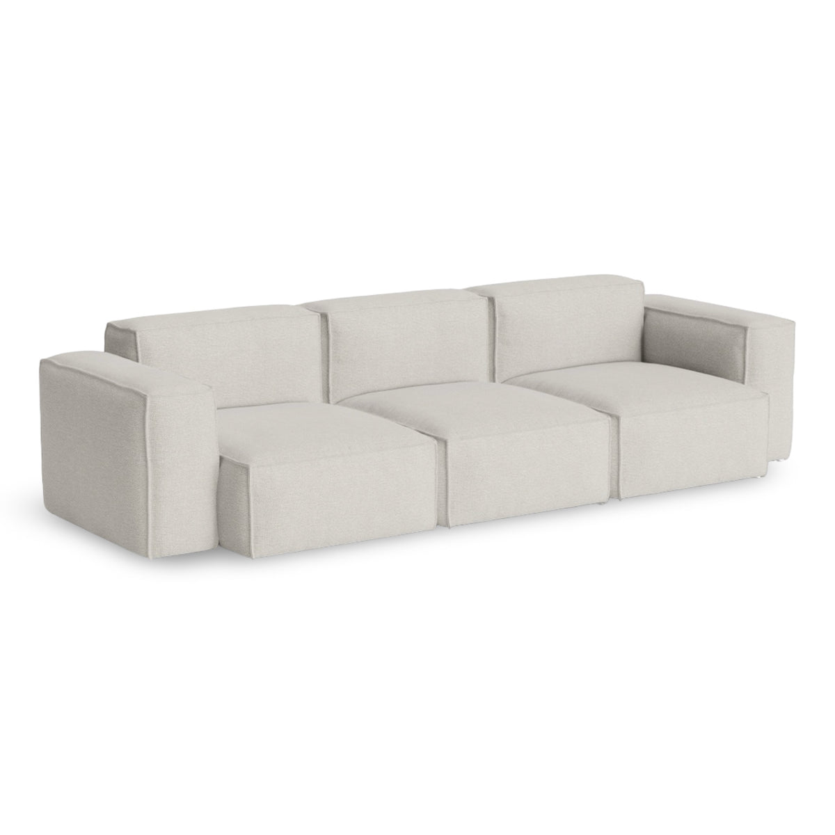 HAY Mags Soft - Low Armrest w. Removable Cover - 3-Seater Sofa Combination 1