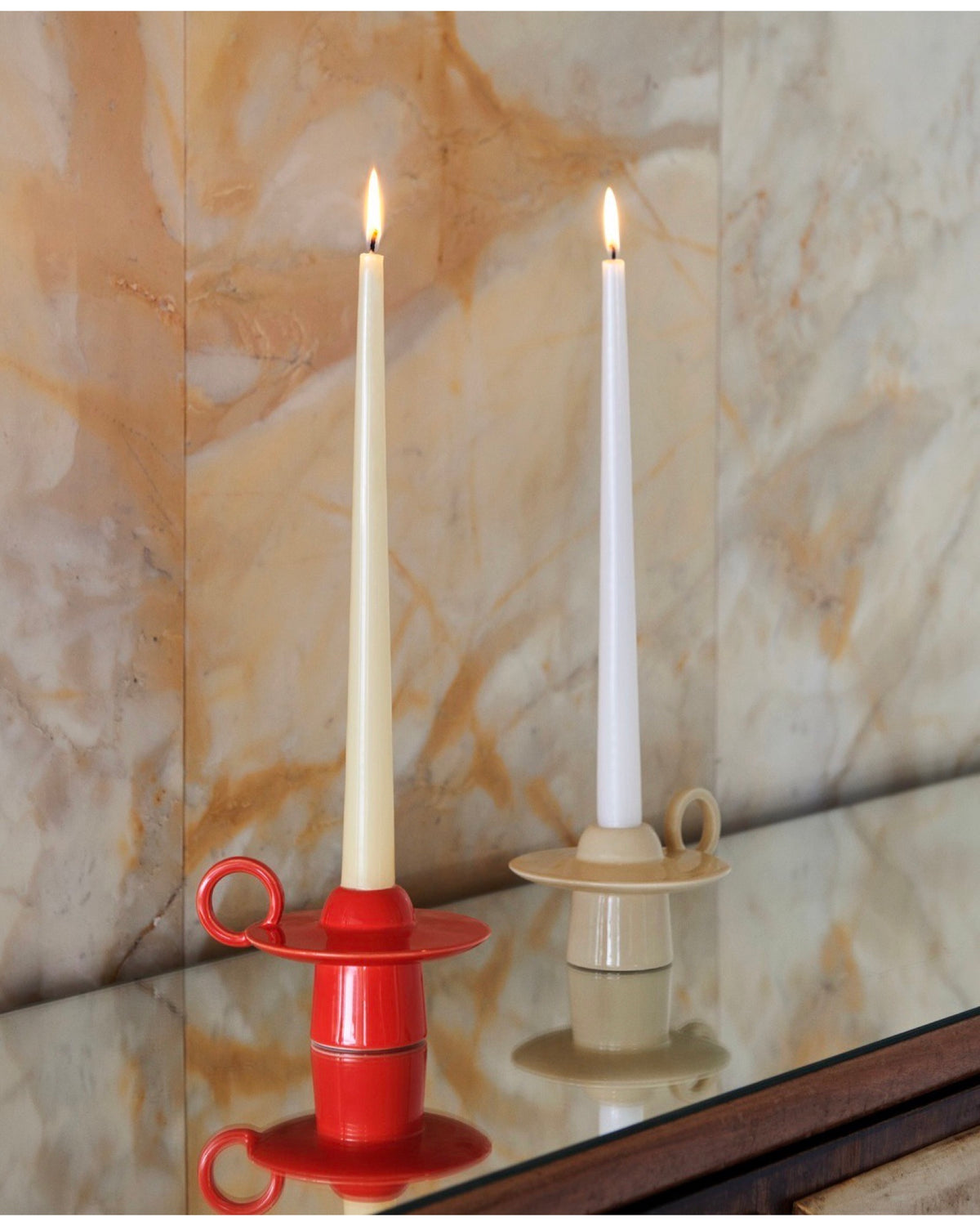 &Tradition Momento Candleholder - Azure Blue (JH39)