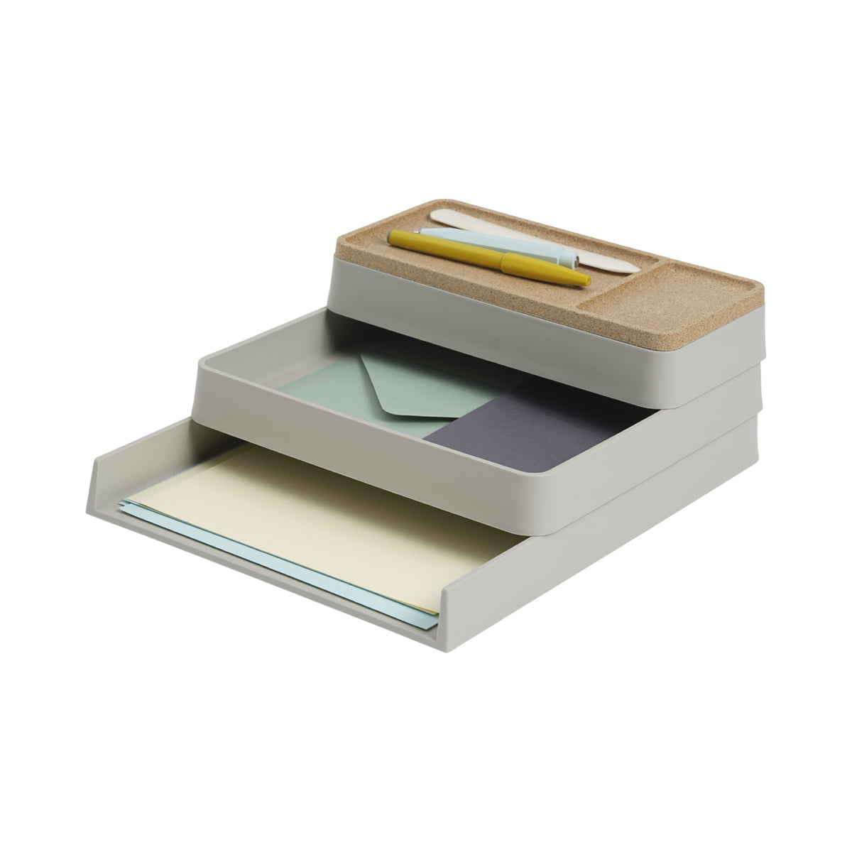 Muuto Arrange Desktop Tray 12 x 25 cm - Grey