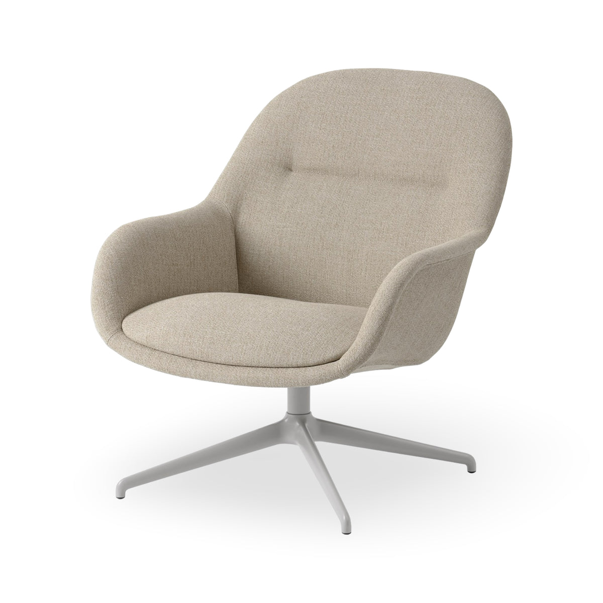 Muuto Fiber Lounge Armchair - Swivel Base