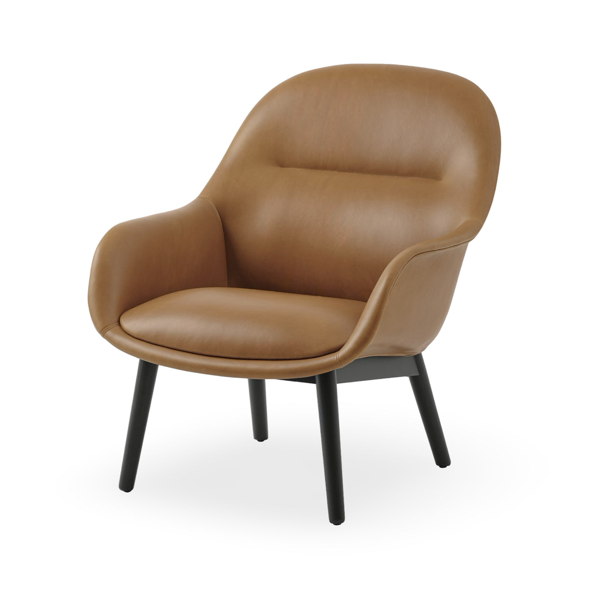Muuto Fiber Lounge Armchair - Wood Base