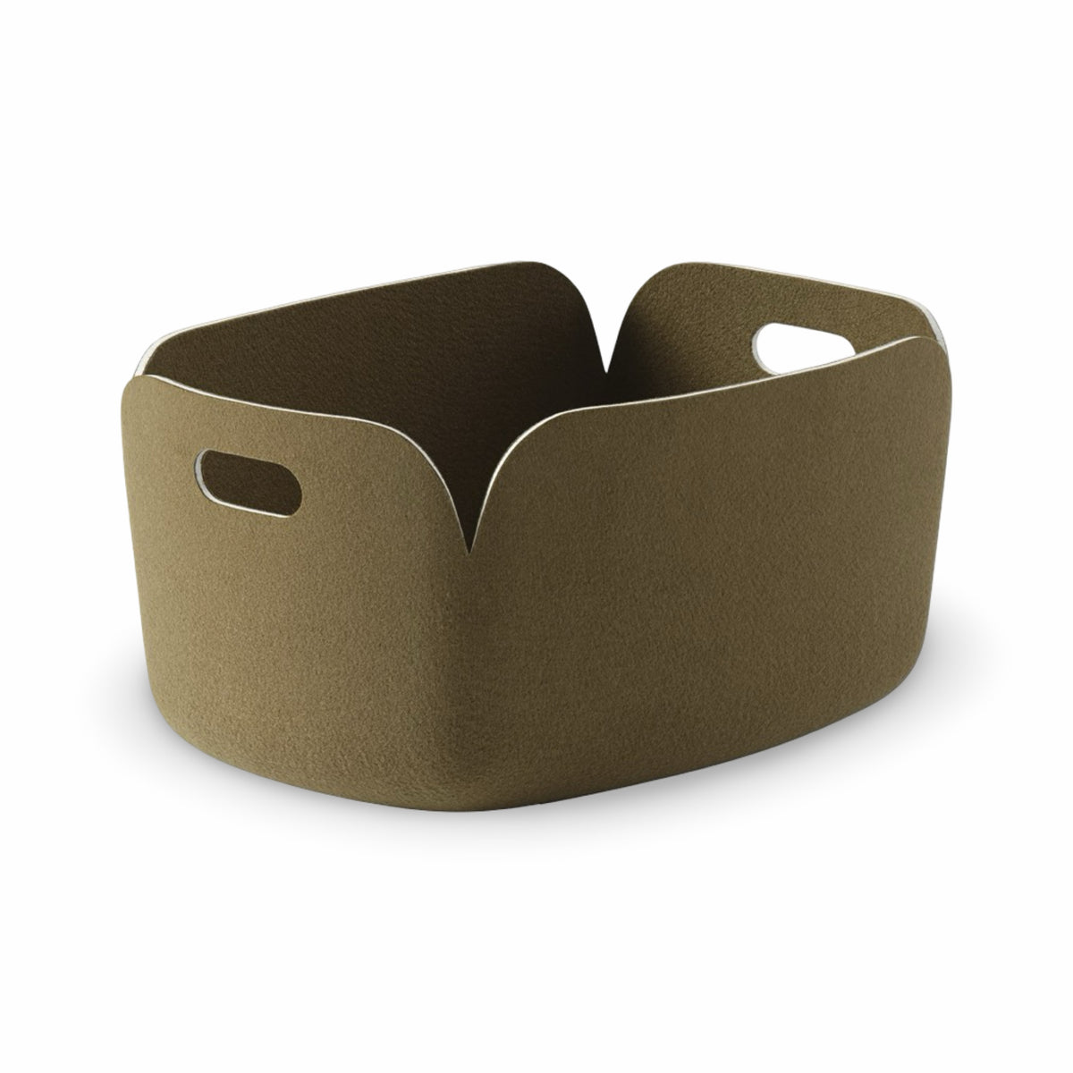 Muuto Restore Basket 48x35cm - Brown Green