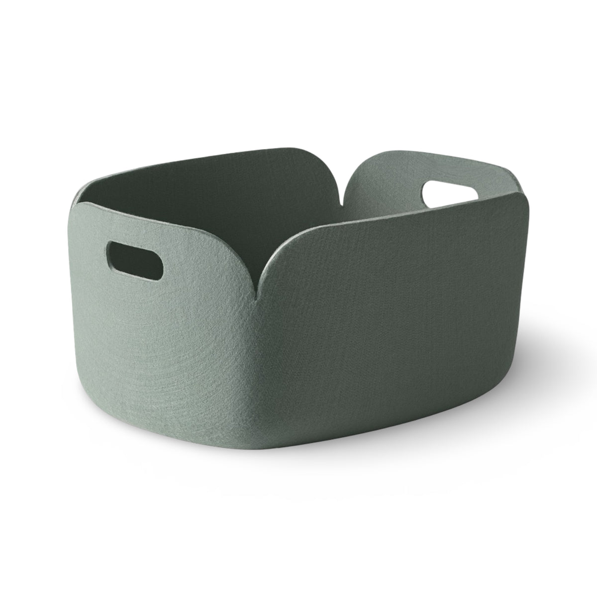 Muuto Restore Basket 48x35cm - Dusty Green