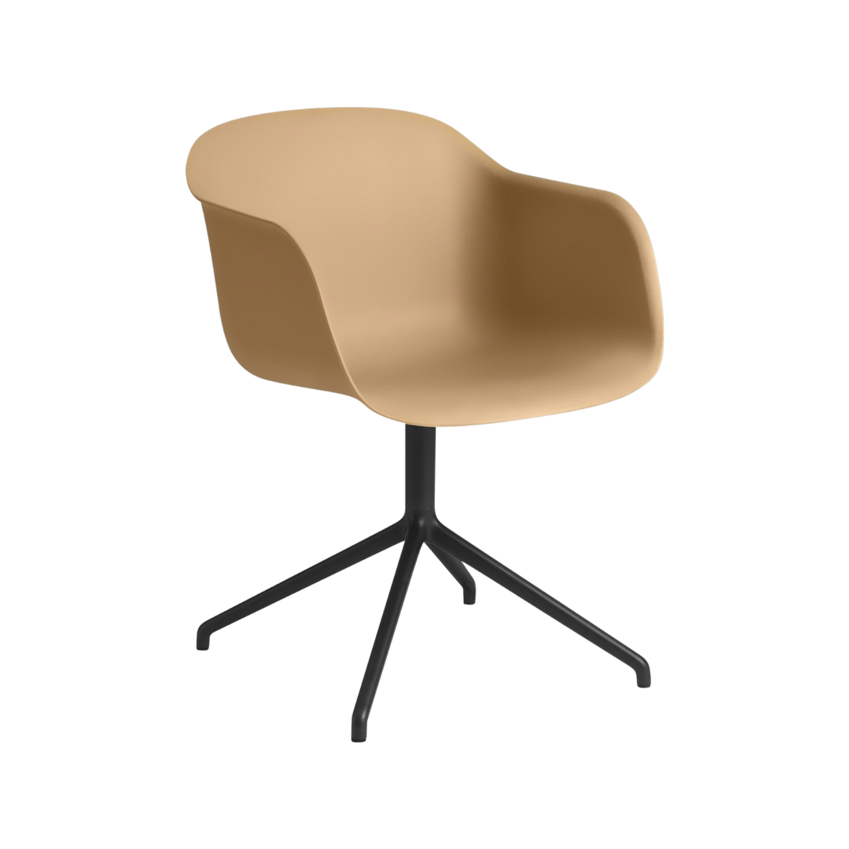 Muuto Fiber Armchair - Swivel Base - Recycled Plastic