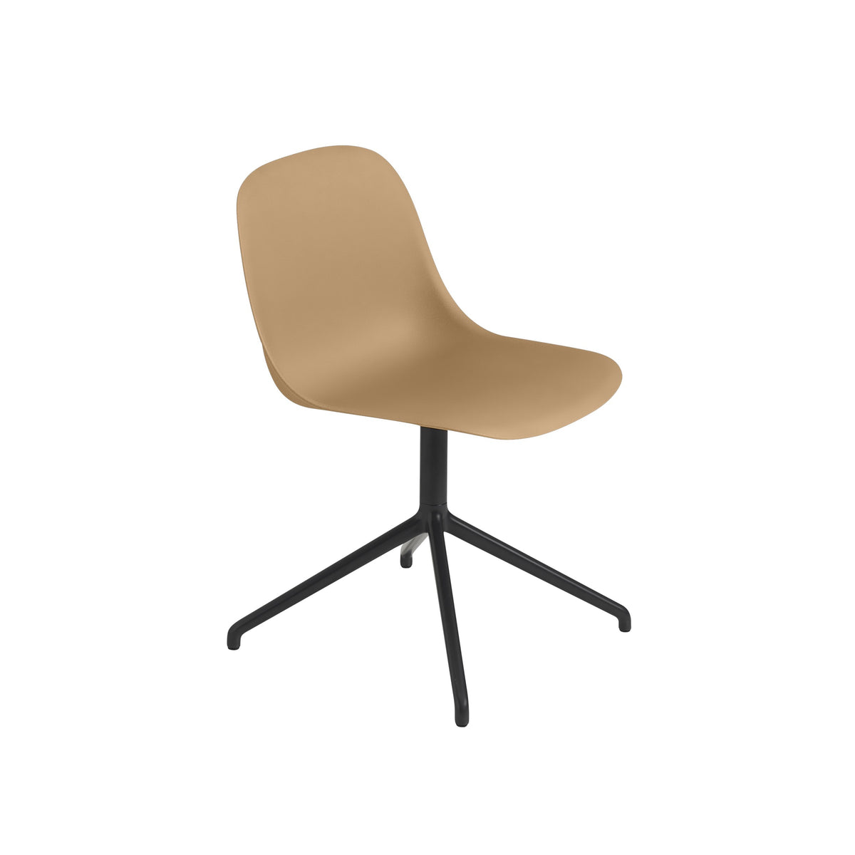 Muuto Fiber Side Chair - Swivel Base - Recycled Plastic