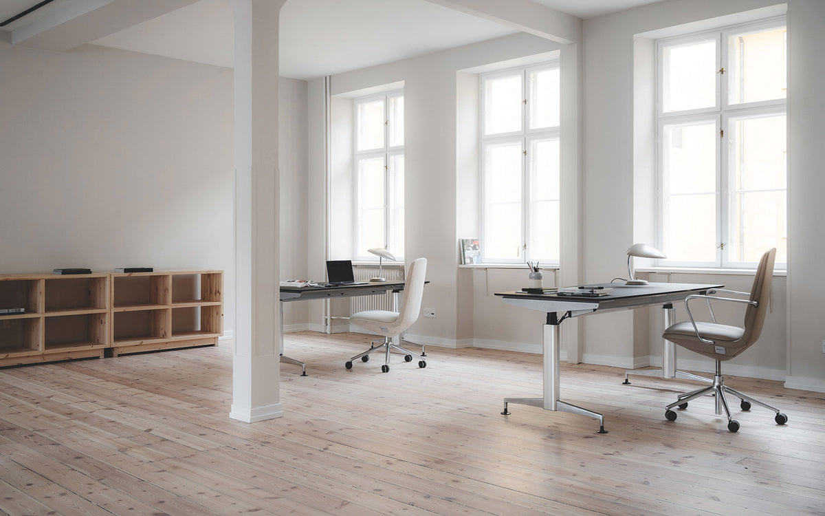 Normann Copenhagen furniture arranged in the COPI office interior.