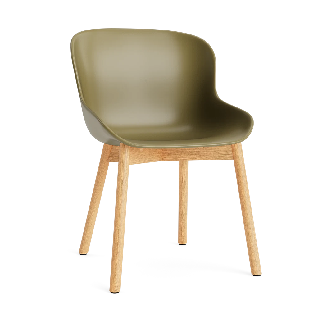 Normann Copenhagen Hyg Chair – Oak / Olive (Ex-display)