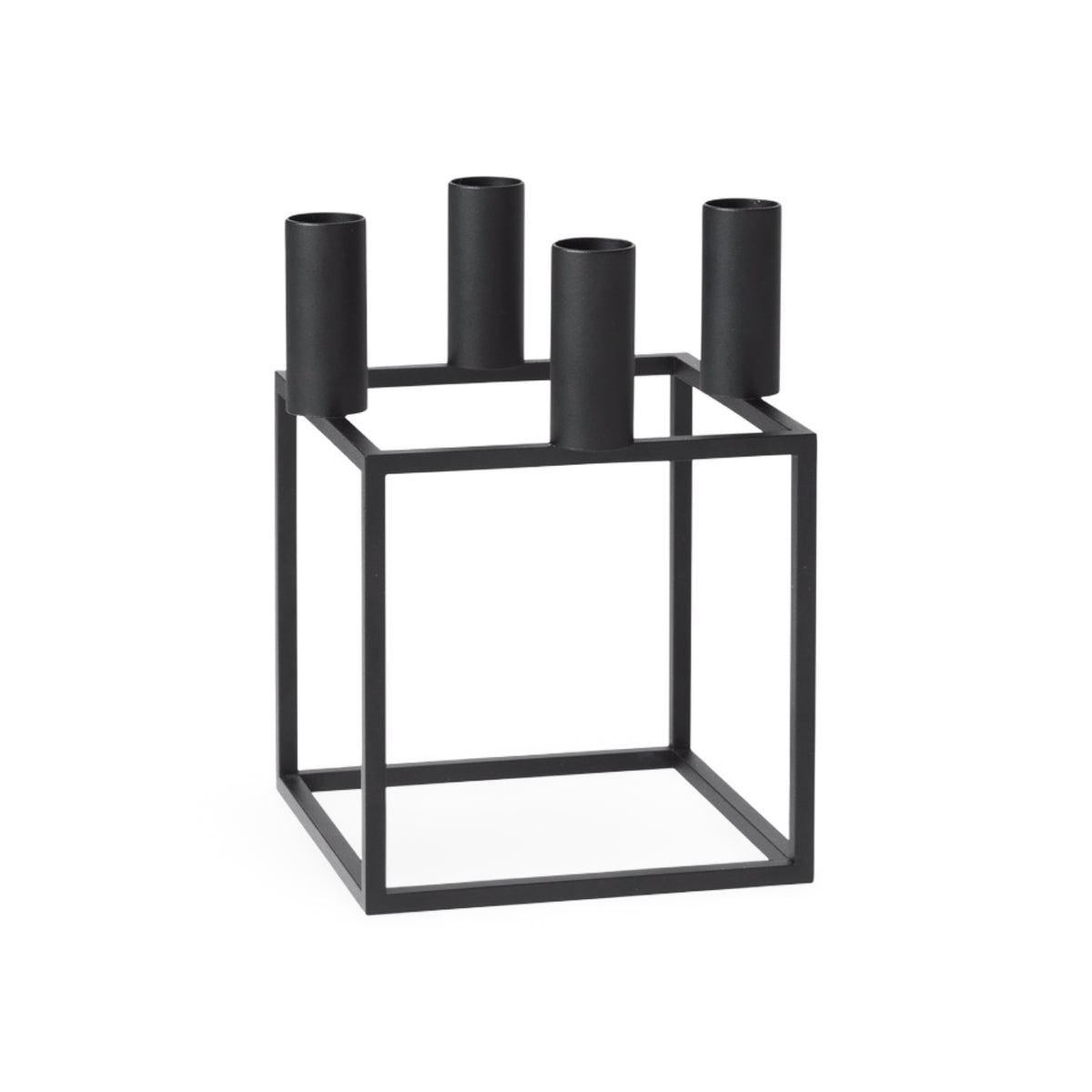Audo Copenhagen Kubus 4 Candleholder - Black