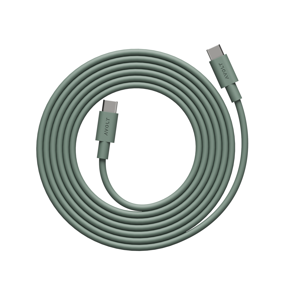 AVOLT Cable 1 USB-C to USB-C Cable - Oak Green