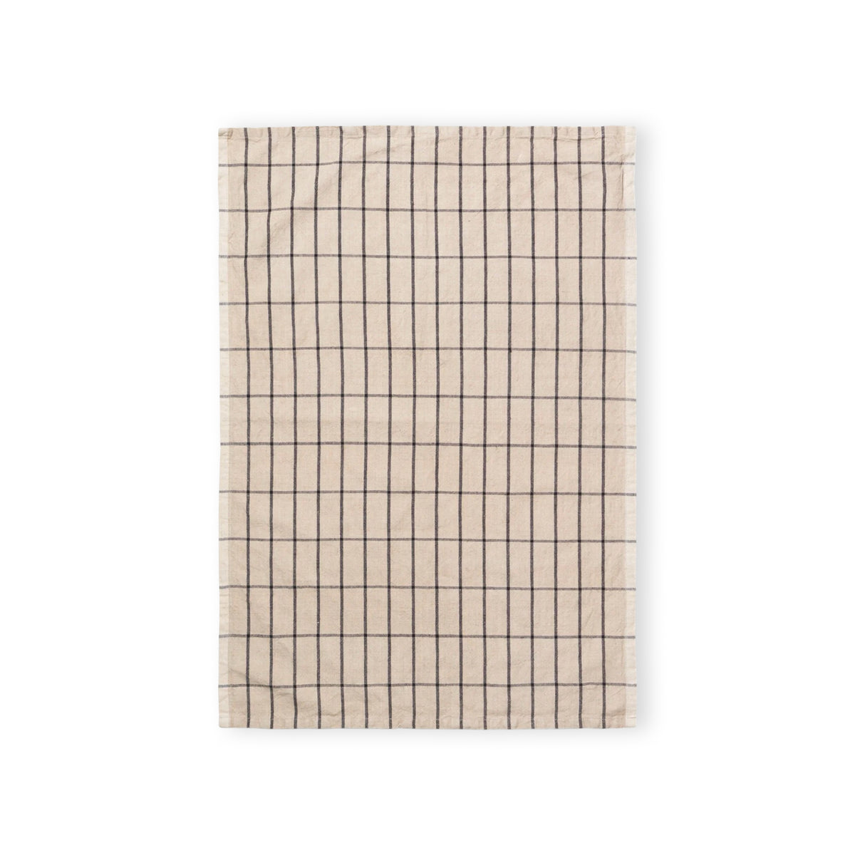 Ferm Living Hale Tea Towel - Sand/Black