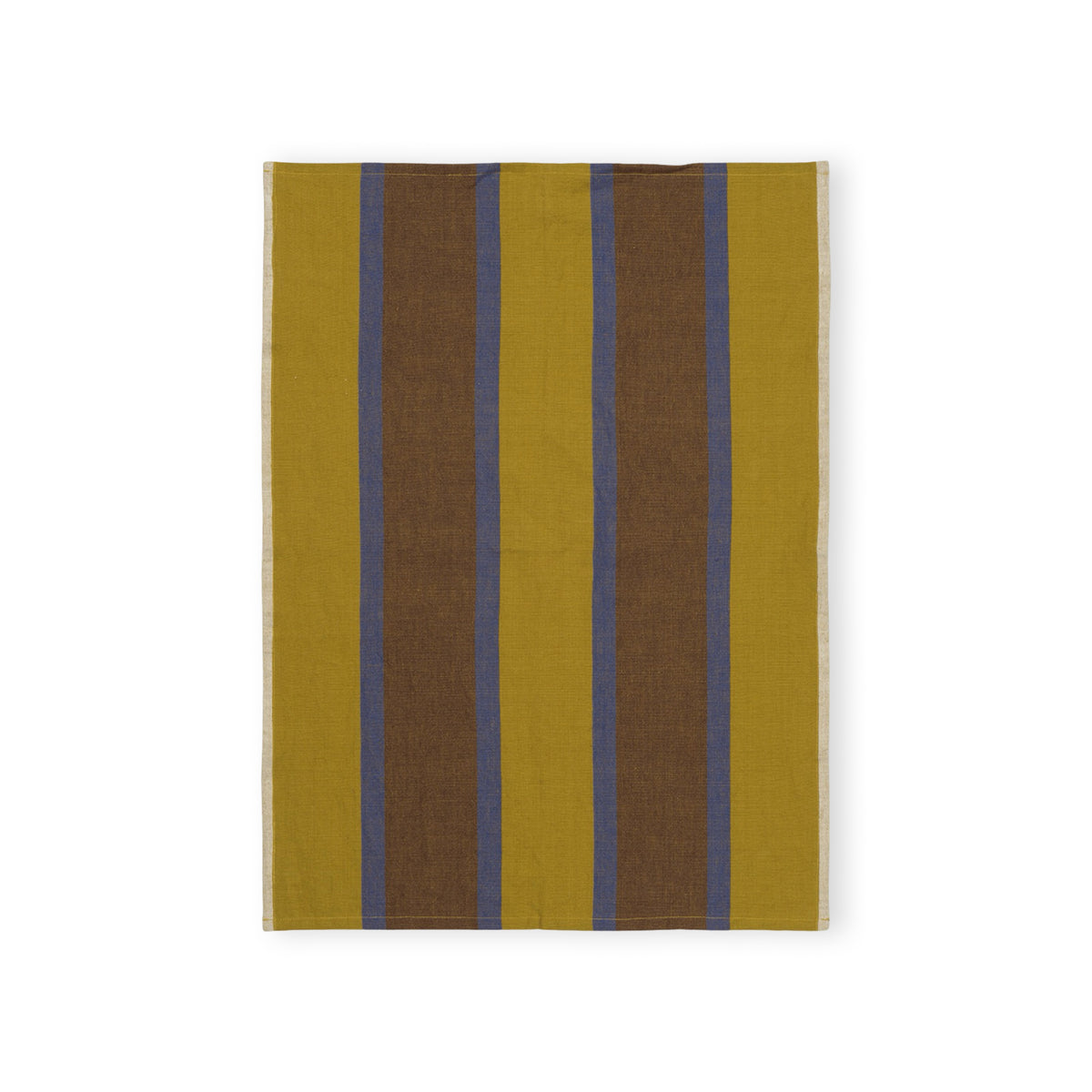 Ferm Living Hale Tea Towel - Lime/Bright Blue/Choco