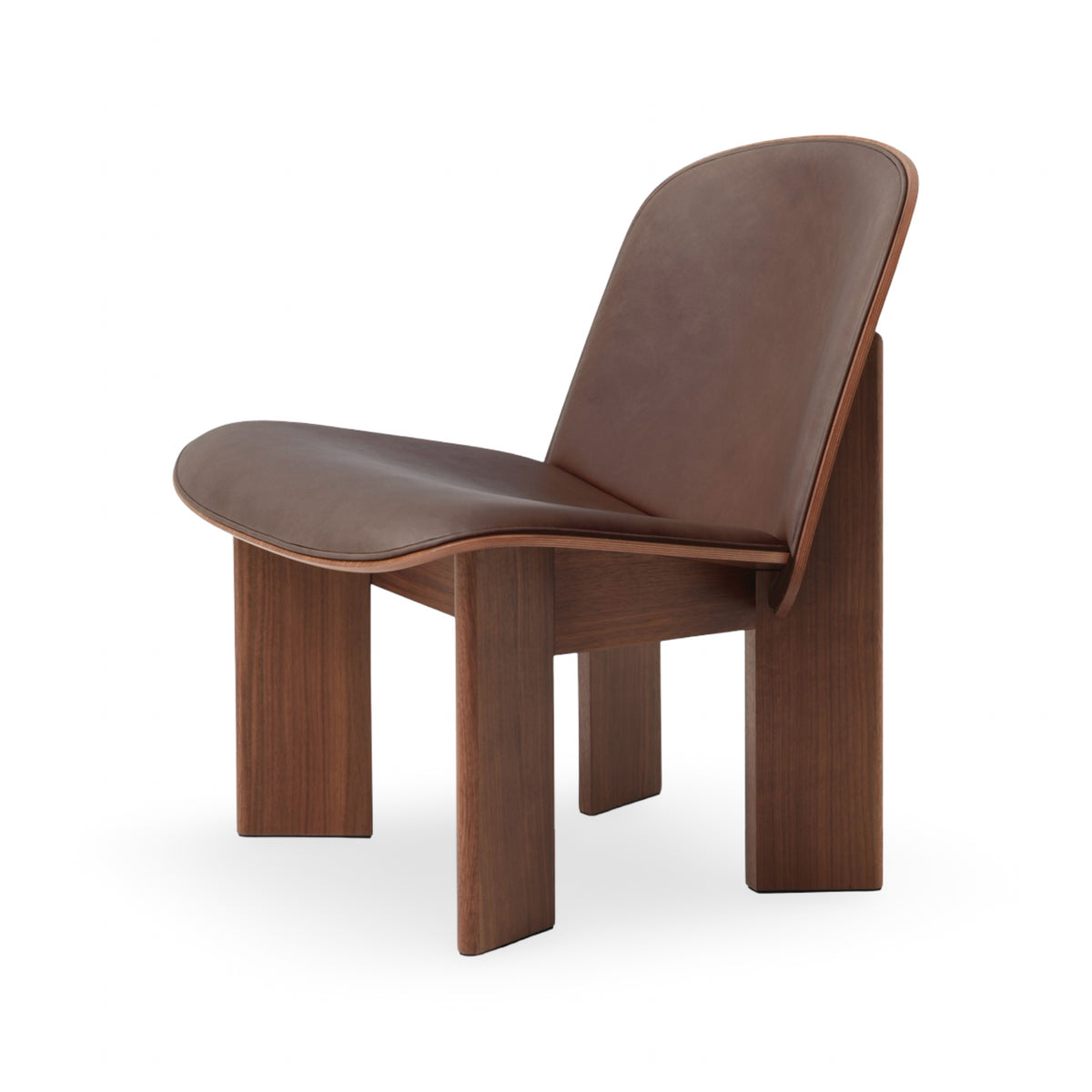 HAY Chisel Lounge Chair - Leather