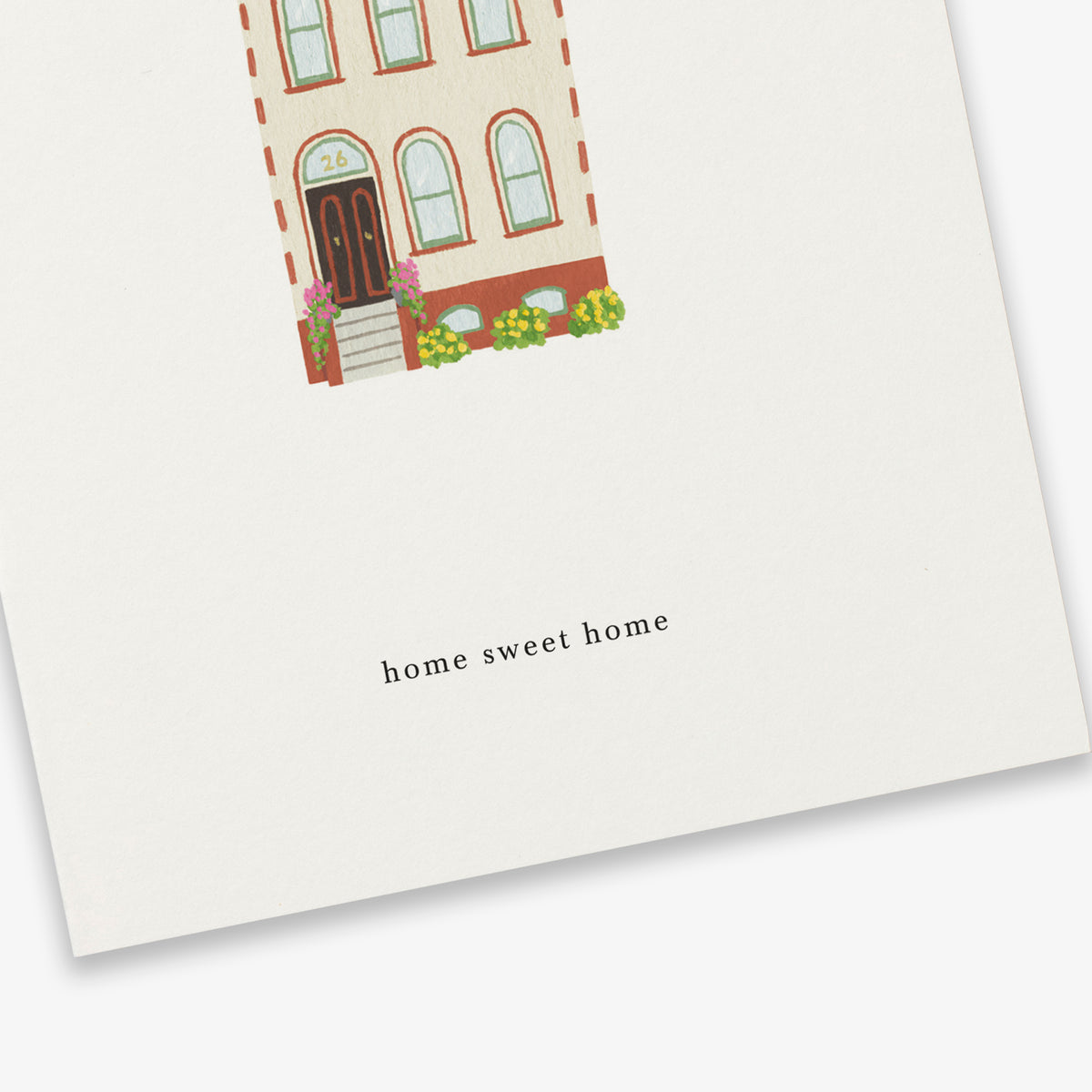 Kartotek Greeting Card - Home (Home Sweet Home)