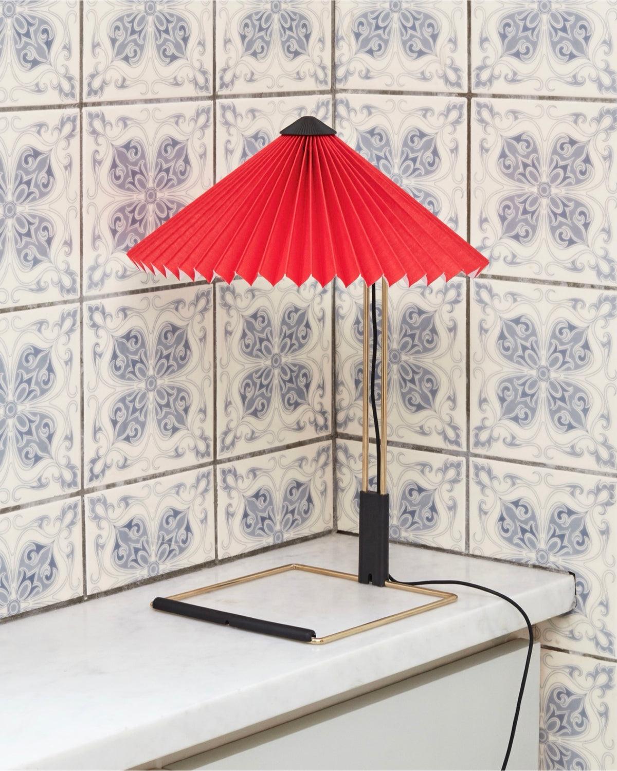 HAY Matin Table Lamp - Polished Brass Base