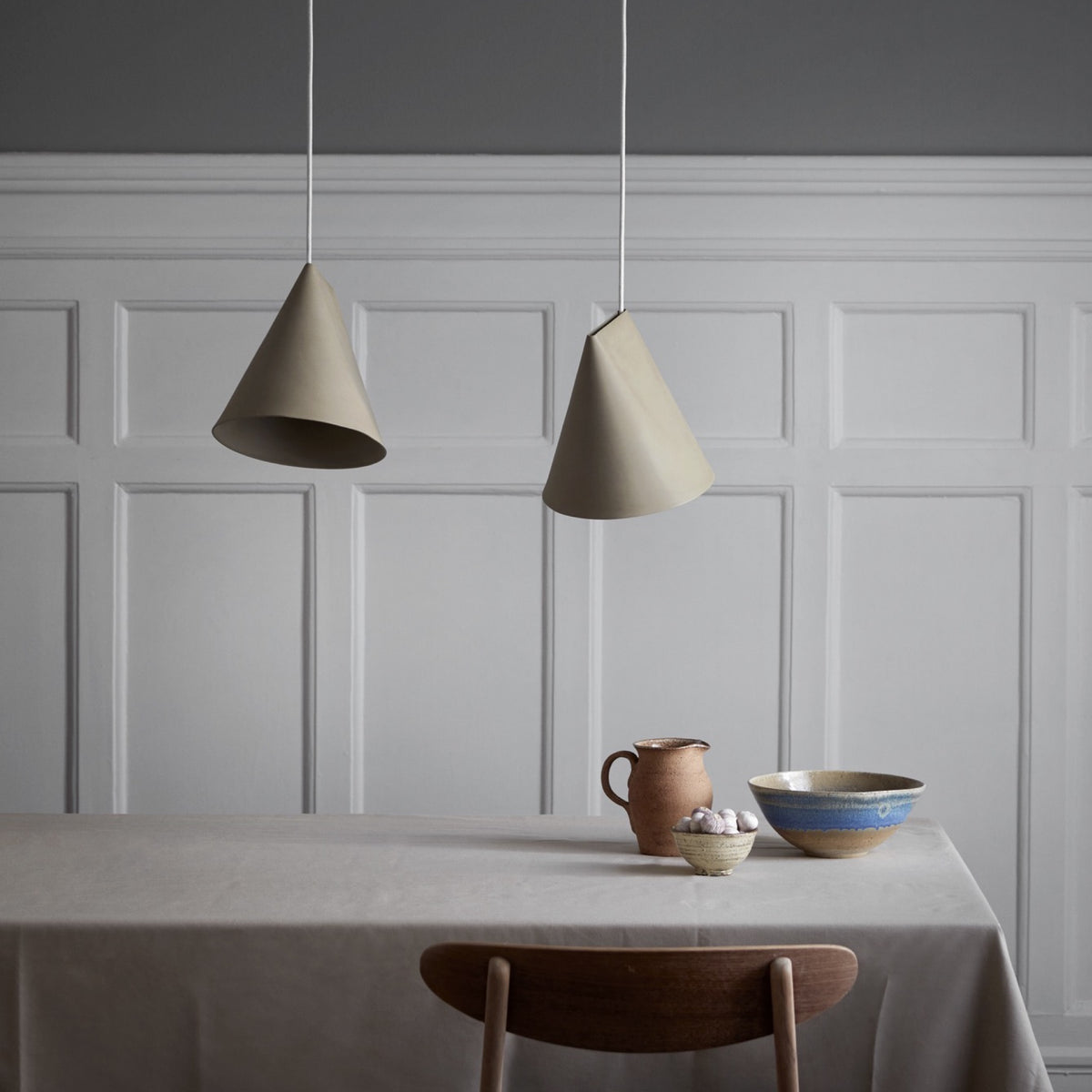 Moebe Ceramic Pendant - Wide
