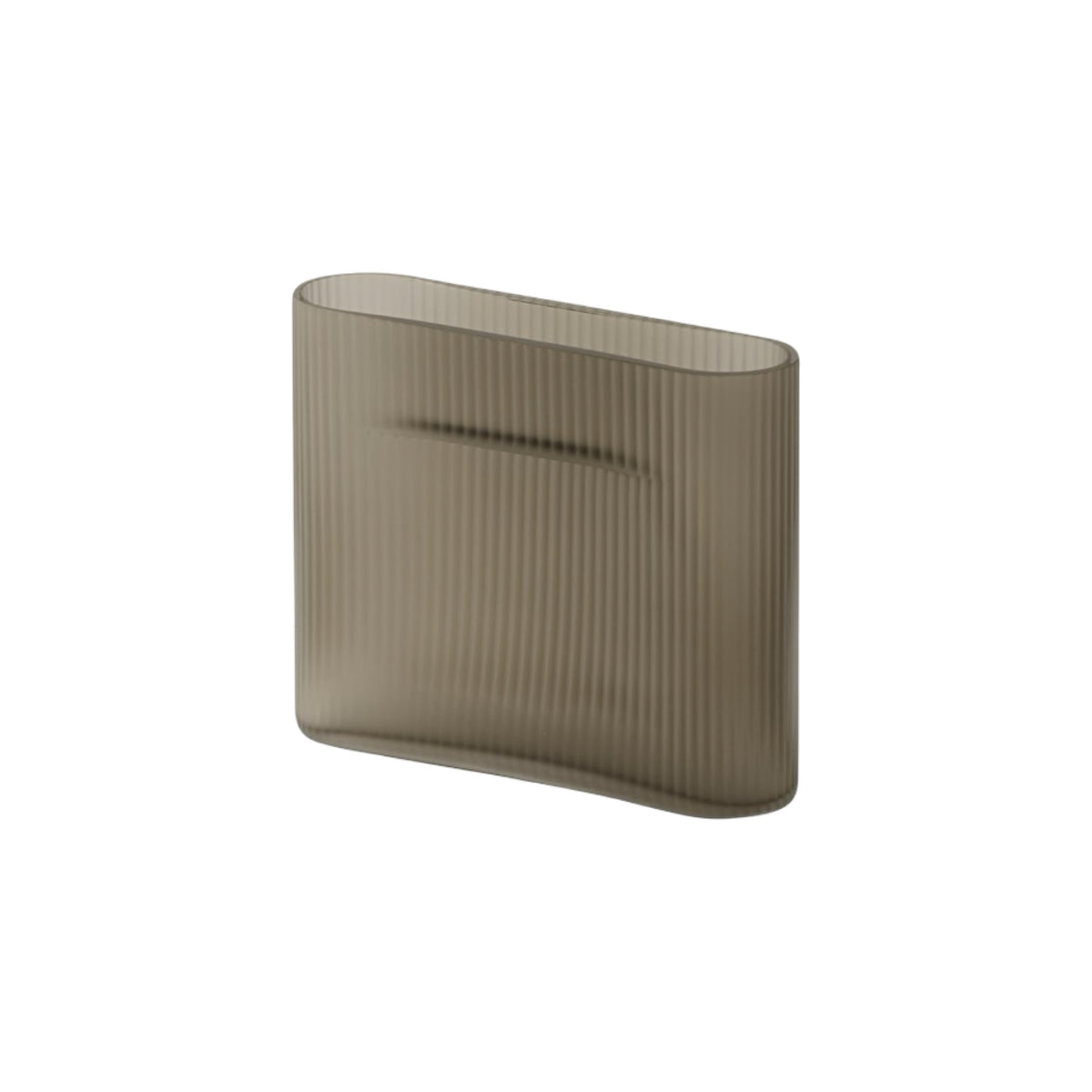 Muuto Ridge Vase Frosted Glass - H16.5cm