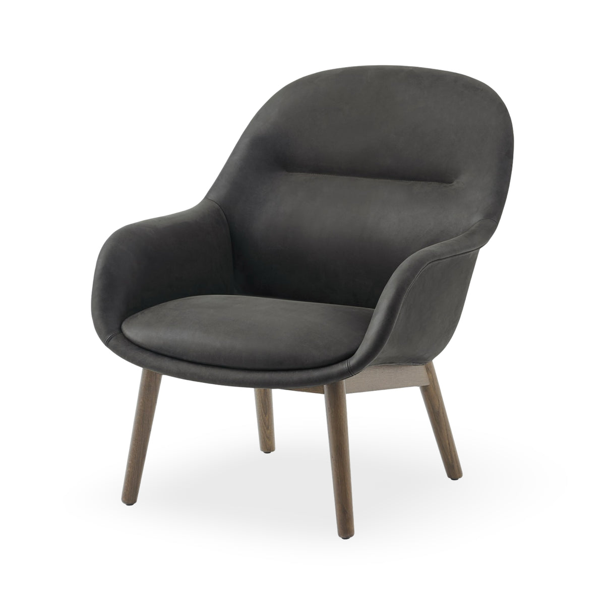 Muuto Fiber Lounge Armchair - Wood Base