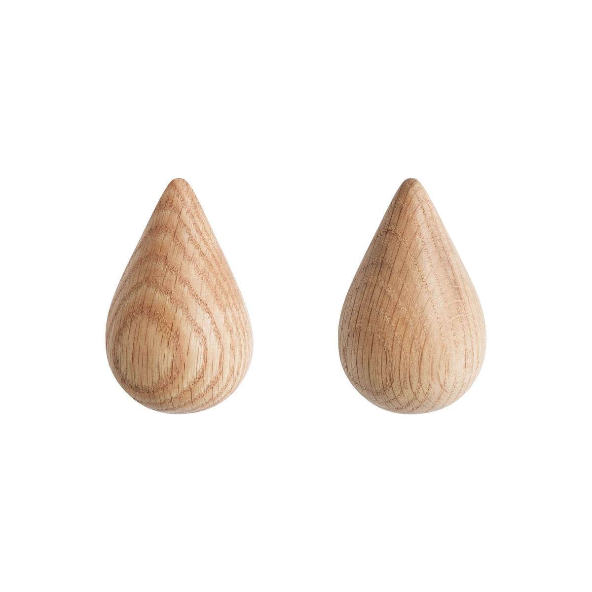 Normann Copenhagen Dropit Hooks Small (Set of 2) - Oak