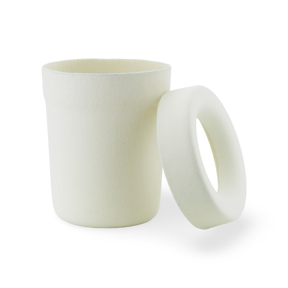 Normann Copenhagen Hide Storage Bin - Off Cream