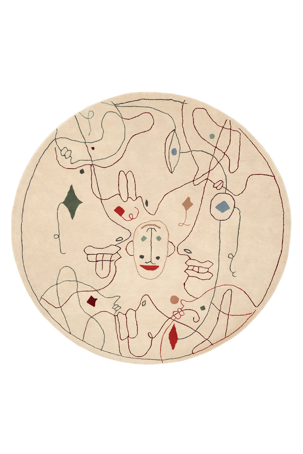 Nanimarquina Silhouette Round Tufted Rug