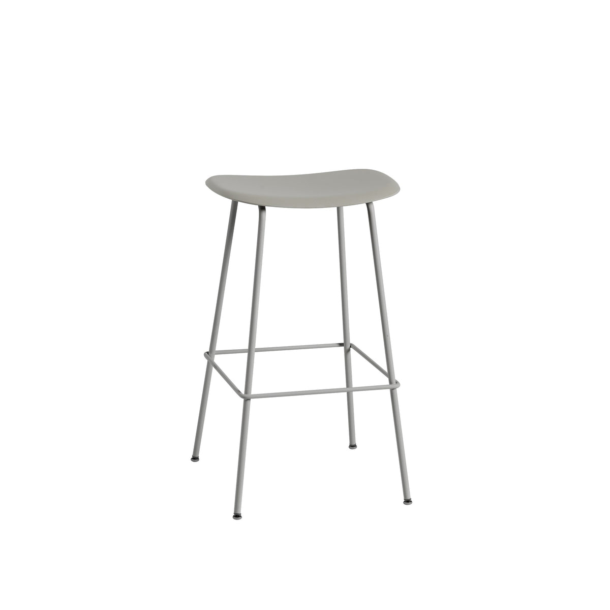 Muuto Fiber Counter & Bar Stool - Tube Base - Recycled Plastic