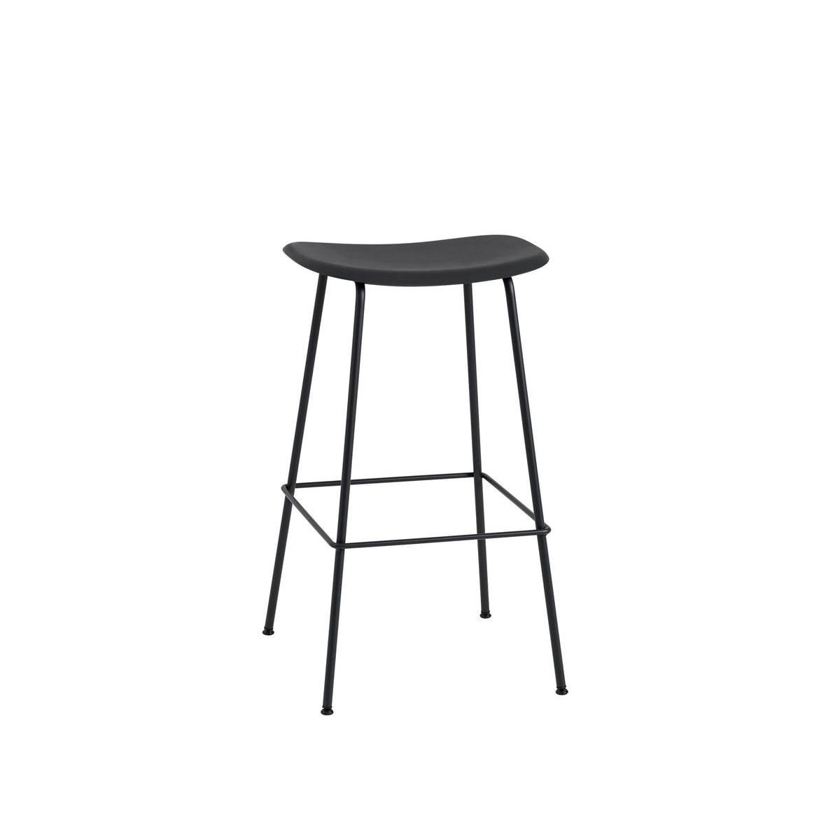 Muuto Fiber Counter & Bar Stool - Tube Base - Recycled Plastic